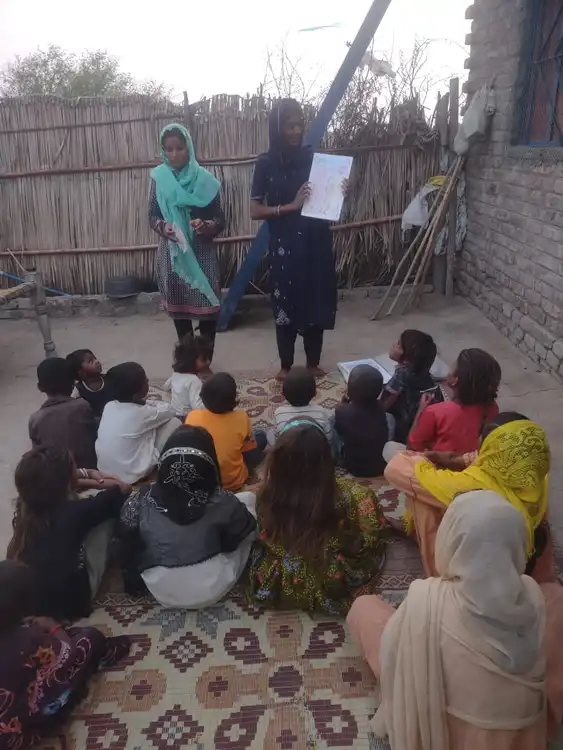 Baby learning helps with chart